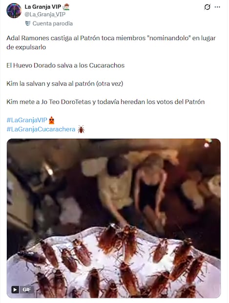 Memes de la novena noche de Traición en La Granja VIP. Foto: X