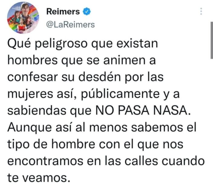Adrián Marcelo ataca a Marion Reimers: "Le cierra las puertas a las mujeres"