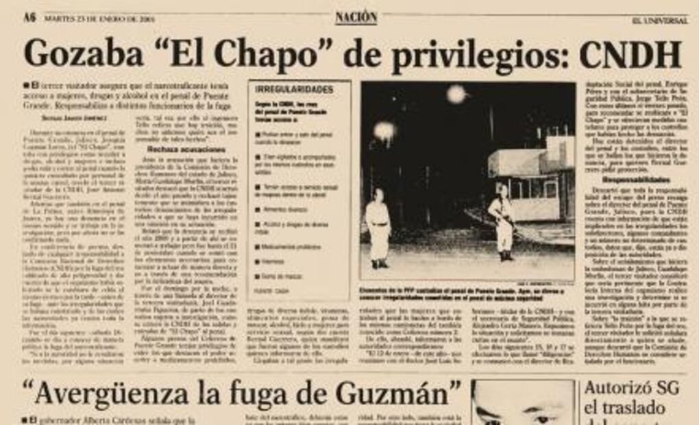 Primer escape de “El Chapo”: la primera versión y la del “Vicentillo”