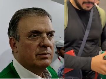 El aficionado que introdujo alcohol, no marca a la afición mexicana: Marcelo Ebrard