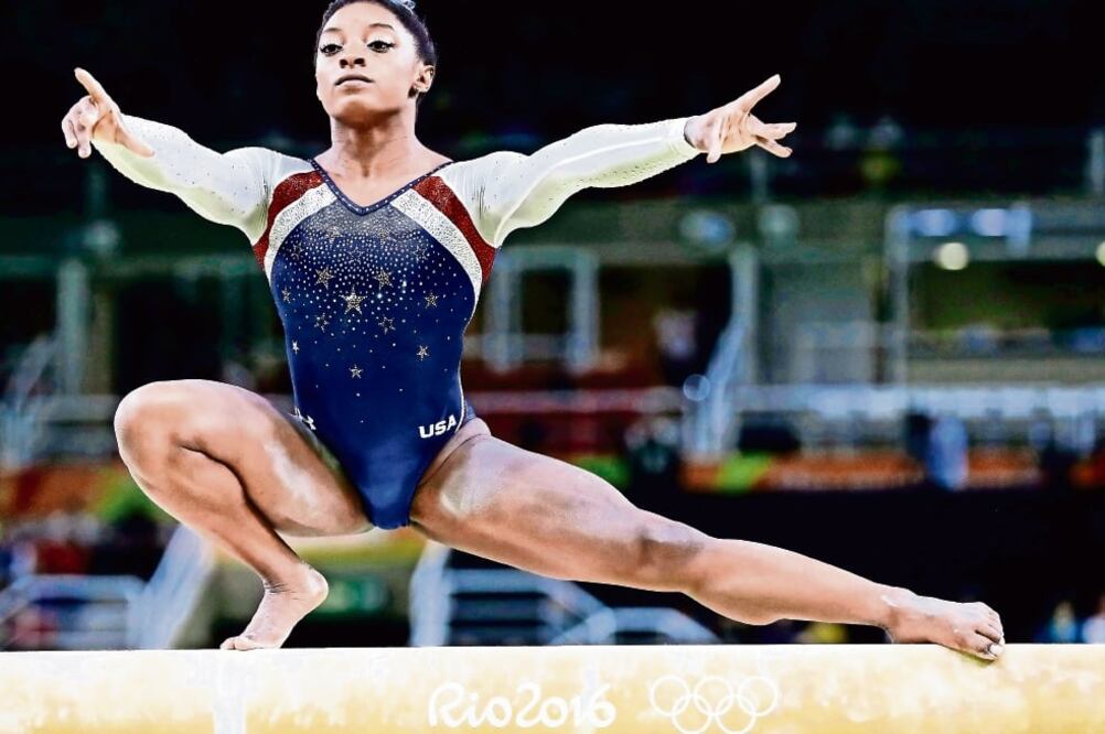 La medallista olímpica Simone Biles fue una de las afectadas. Foto: ARCHIVO. EL UNIVERSAL