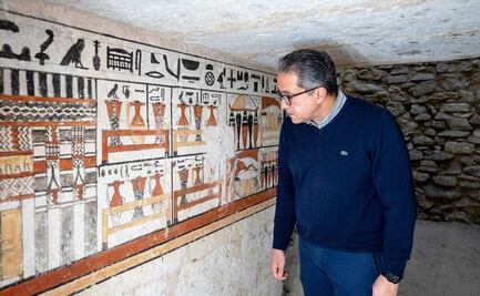 Descubren en Egipto tumbas de sacerdotisas con pintura mural casi intacta
