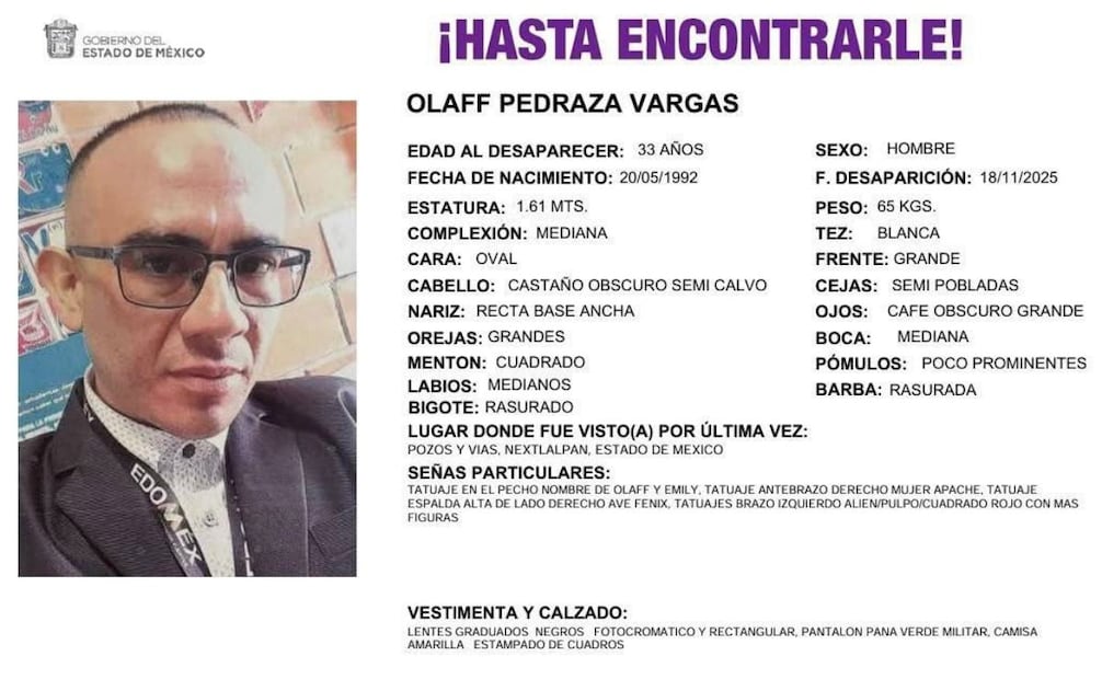 Localizan cuerpo sin vida de Olaff Pedraza, profesor de primaria en el gran canal de Nextlalpan.
Foto:Especial.