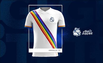 El Puebla presume playera con la bandera LGBT+