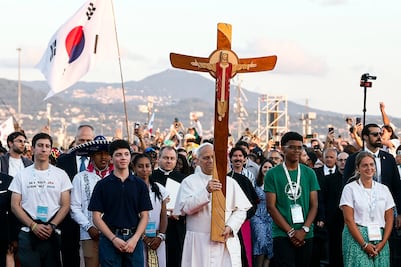 Papa León XIV ante una multitud de jóvenes: "¡El mundo necesita misioneros de justicia y paz!"
