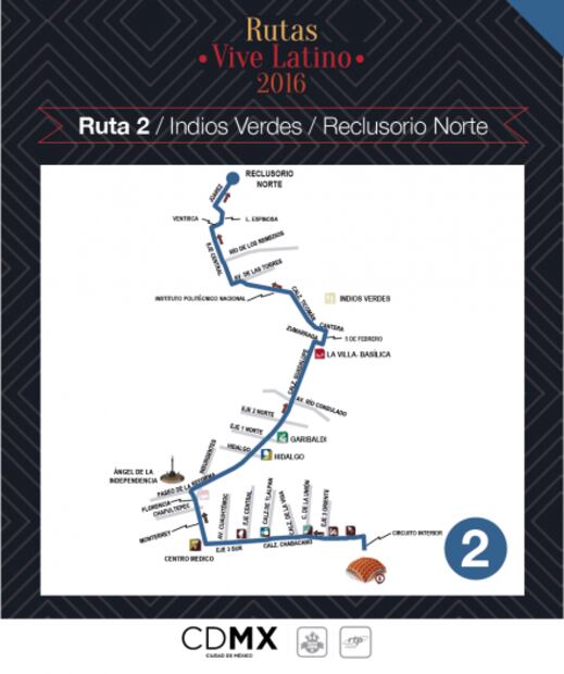 Anuncian transporte nocturno por Vive Latino