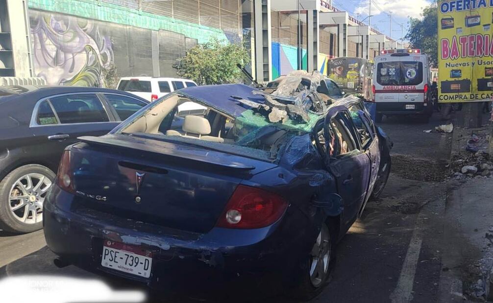 Los dos autos colisionaron entre sí (30/01/2025). Foto: Especial