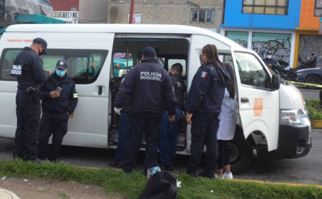 Foto: Cuartoscuro/El Universal/ Al lugar llegaron policías de Tecámac y paramédicos quienes verificaron que el pasajero había fallecido, por lo que dieron aviso a personal de la Fiscalía mexiquense.