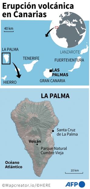 Lava del volcán de La Palma se acerca al mar; prevén explosiones y emisión de gases