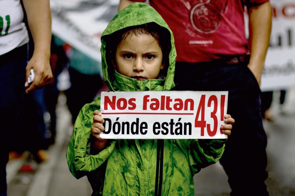 El pasado 26 de julio se realizó una protesta, a 46 meses de la desaparición de los 43 estudiantes de Ayotzinapa. (ARCHIVO EL UNIVERSAL)