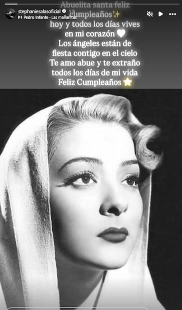 Silvia Pinal es recordada por su nieta Stephanie Salas en su cumpleaños.