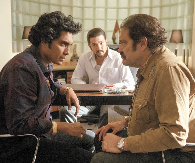 Estrenará Narcos México 2, junto a Tenoch Huerta y Diego Luna. Fotos: NETFLIX Y CARLOS MEJÍA. EL UNIVERSAL