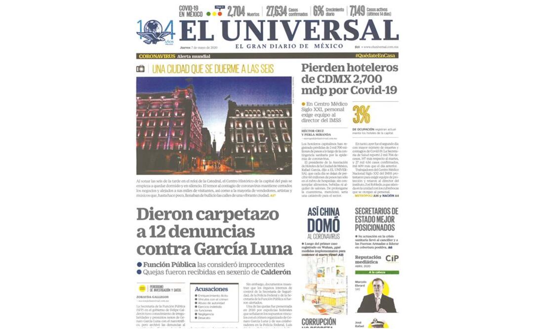 ¿Qué noticias hay? Las que usted diga señor Presidente