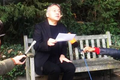 El Nobel fue inesperado para mí: Ishiguro