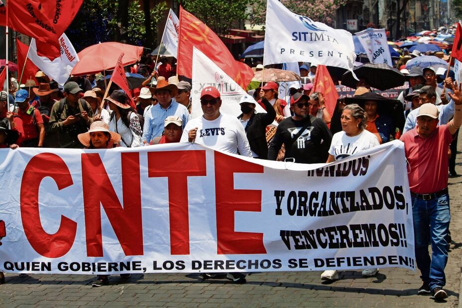 Los docentes de la CNTE mantienen el paro de labores por tiempo indefinido. Foto: archivo