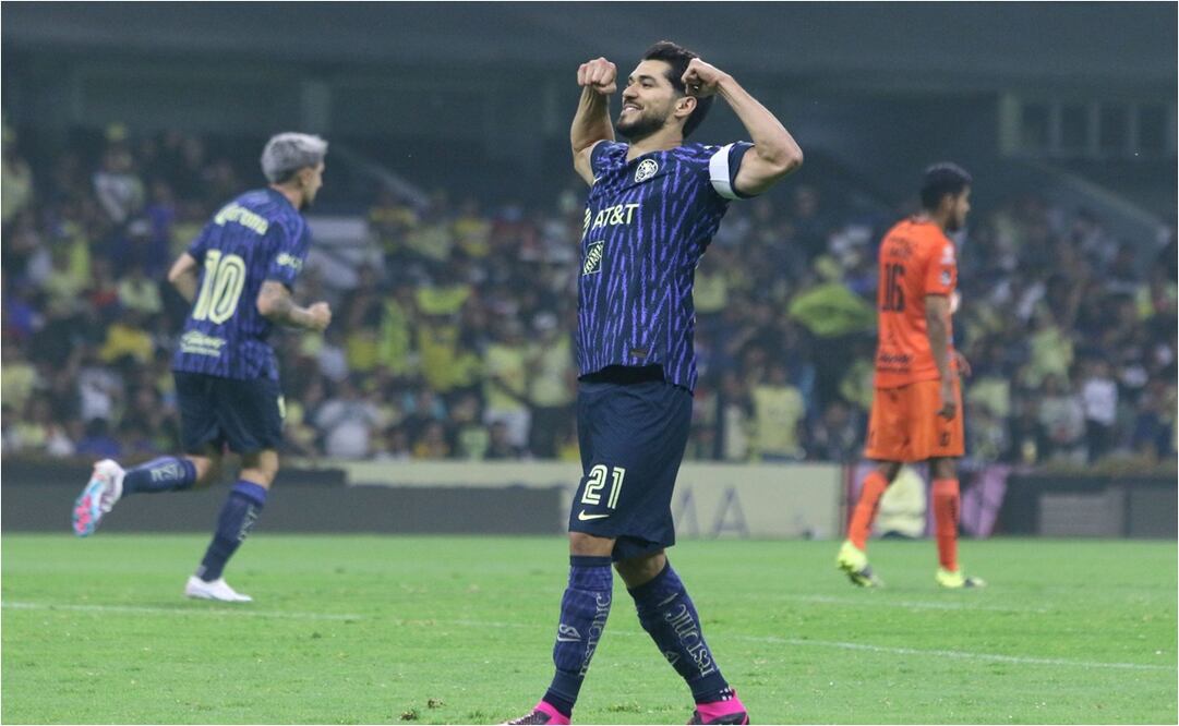 Henry Martín sigue siendo goleador