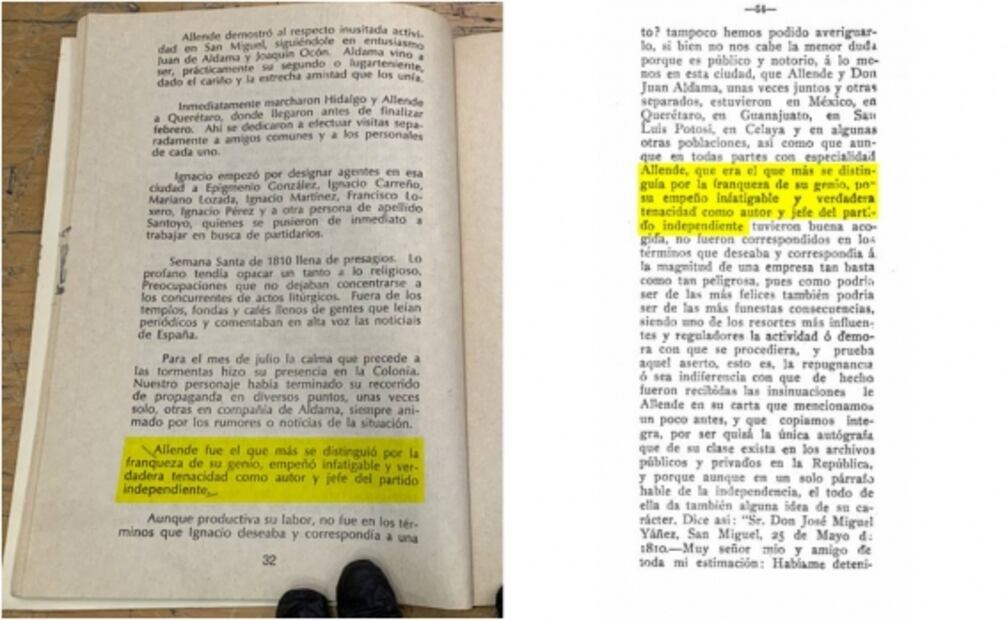 Otra más de Gertz Manero; copia textos en libro de Ignacio Allende sin dar crédito
