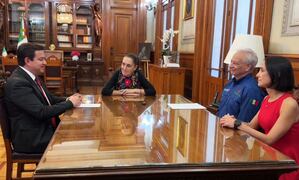 Anuncio de la presidenta de México, Claudia Sheinbaum, de la salida de Víctor Rodríguez Padilla de la dirección general de Petróleos Mexicanos (Pemex). Foto: Captura de pantalla @Claudiashein