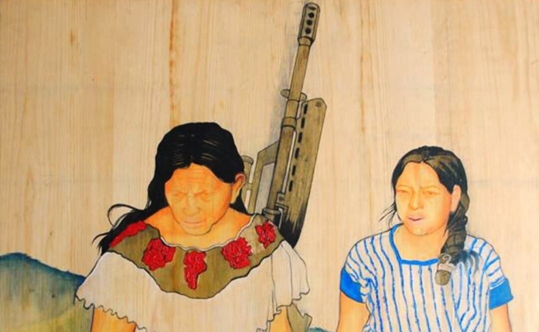 These artists portray their world view in their paintings - Photo: Taken from Rigoberto Gómez Sántiz's Facebook Page