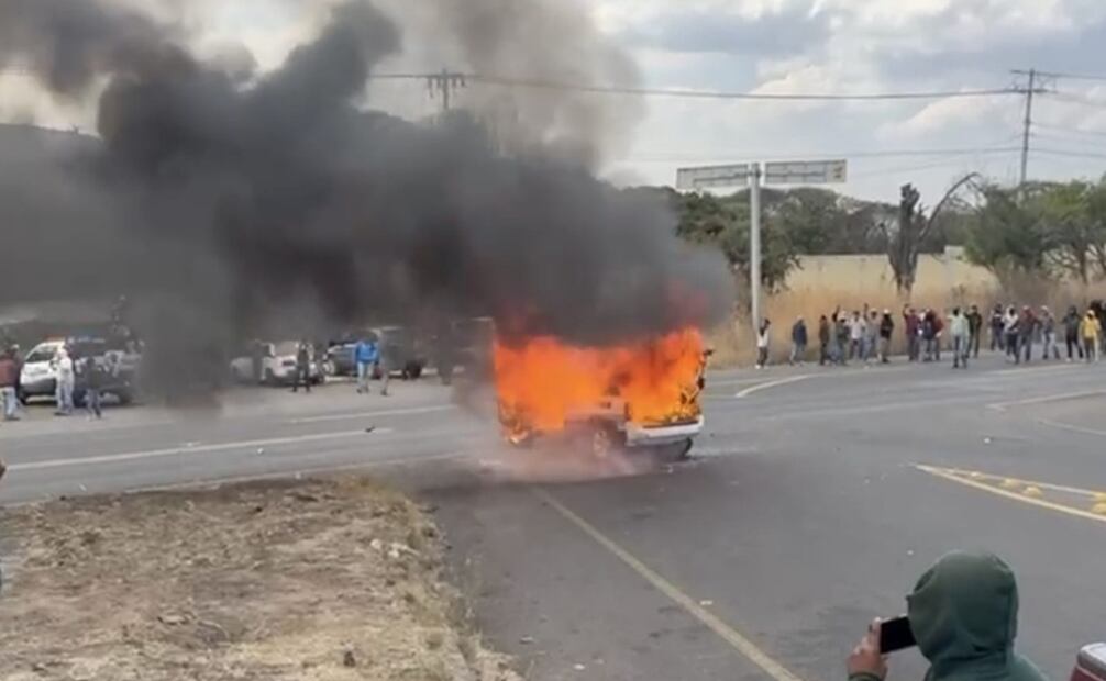 Incendian patrullas por desafición de dos personas indígenas en Michoacán (09/02/2025). Foto: Cortesía de Jaime Valencia