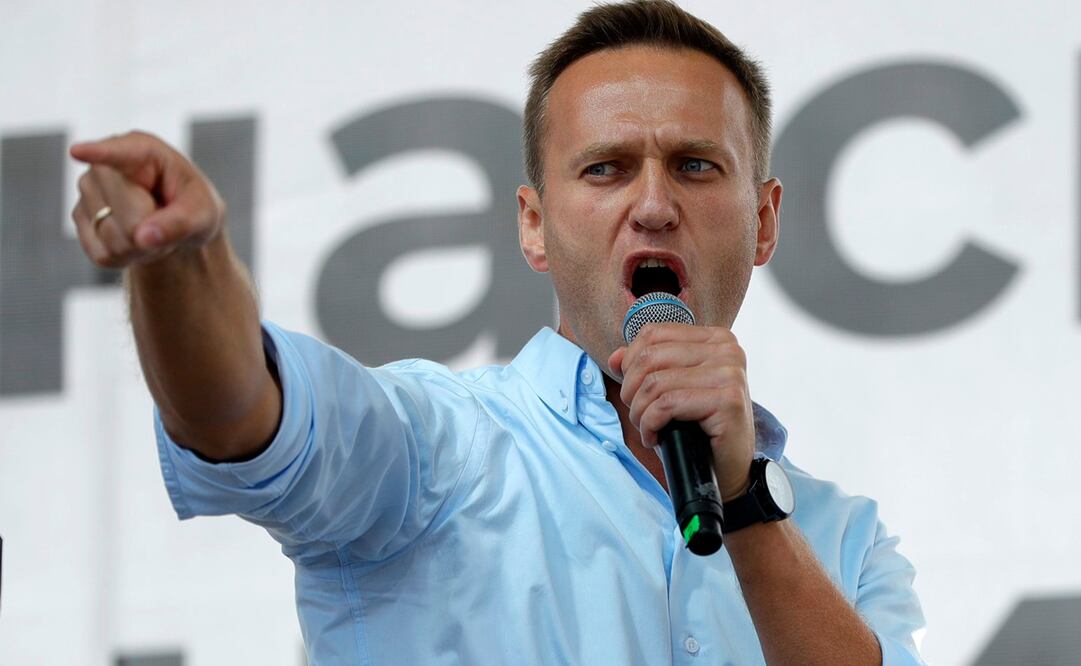 El líder opositor ruso Alexei Navalny, fallecido en extrañas circunstancias a principios de año en una cárcel ártica. Foto: AP