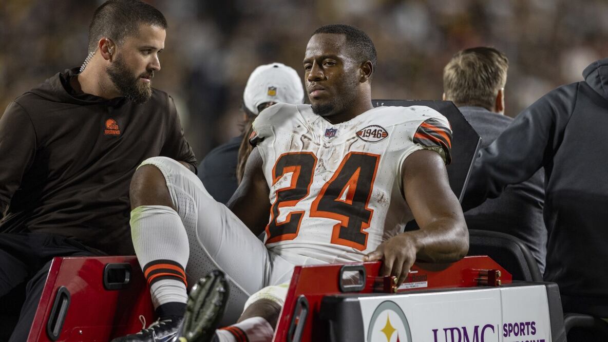 Nick Chubb se perderá el resto de la temporada / Foto: AP