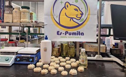 UNAM lanza Es-Pumita, jabón biodegradable hecho con aceite usado; evita contaminación de miles de litros de agua