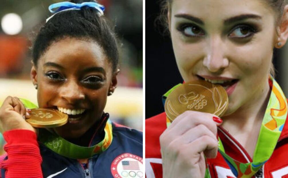 Juegos Olímpicos París 2024: ¿Por qué los atletas muerden las medallas? 
Foto: Captura de pantalla