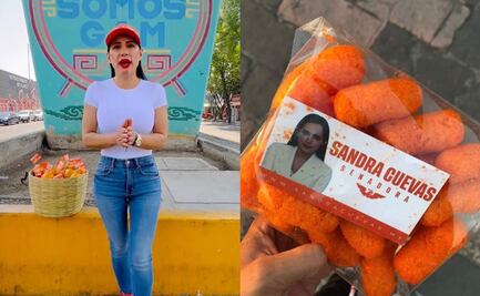 Cheetos con imagen de Sandra Cuevas causa burlas en redes sociales