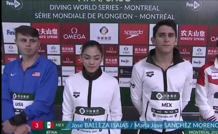 Otra plata para México; ahora María José Sánchez y Diego Balleza suben al podio