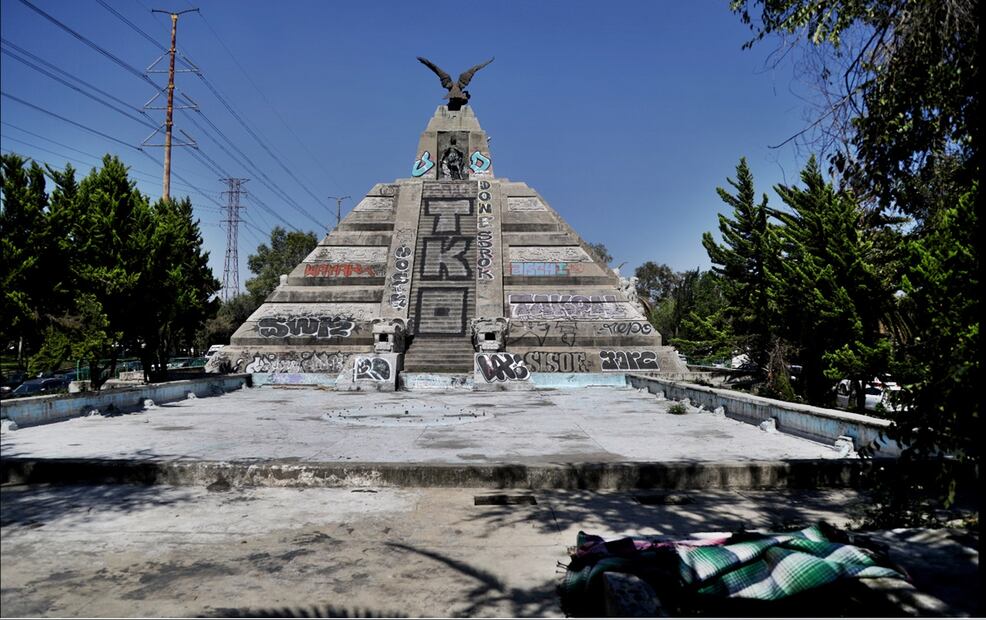 El 13 de agosto el Gobierno capitalino informó que el Monumento a La Raza comenzaría a ser intervenido para recuperar ese espacio público, que está bajo resguardo de la alcaldía Cuauhtémoc. Foto: Carlos Mejía/EL UNIVERSAL
