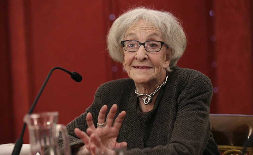Ida Vitale, poeta uruguaya de 101 años. Foto: EFE