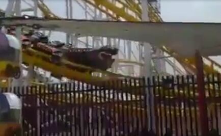 Captan en video accidente en juego mecánico de la Feria de Chapultepec