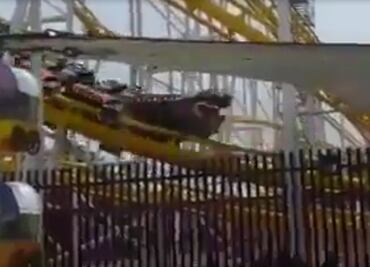Captan en video accidente en juego mecánico de la Feria de Chapultepec