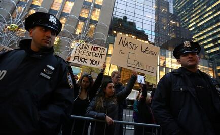 Refuerzan seguridad en edificios de Donald Trump