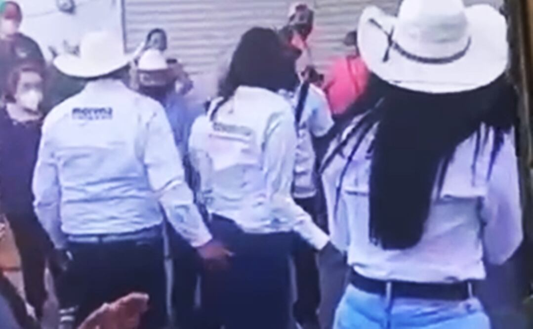 En redes sociales se difundió un video en el que el candidato de Morena a la gubernatura de Zacatecas supuestamente toca el trasero de una compañera de partido