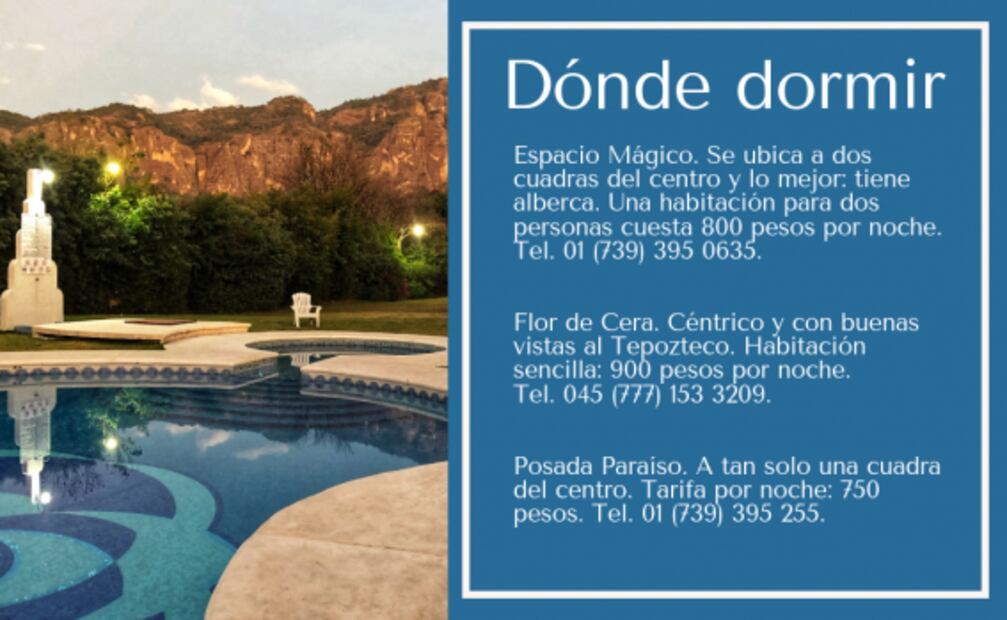 Cuánto cuesta viajar un fin de semana a Tepoztlán