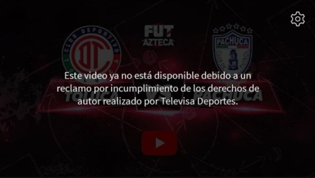 Televisa 'tumba' la transmisión de la final a TV Azteca en Youtube