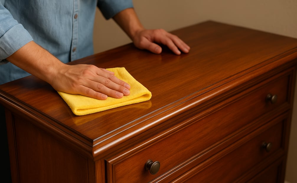 Conoce este método para retirar el polvo efectivamente de tus muebles e impedir que regrese rápidamente. Foto: Creada con IA (ChatGPT)