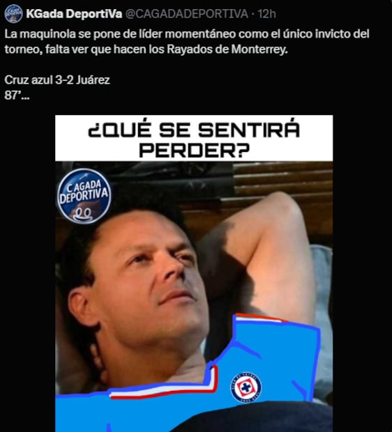Los MEJORES MEMES del triunfo de Cruz Azul sobre Juárez