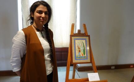 Ghazal Rezvani exhibits paintings at the Museum of Cultures
