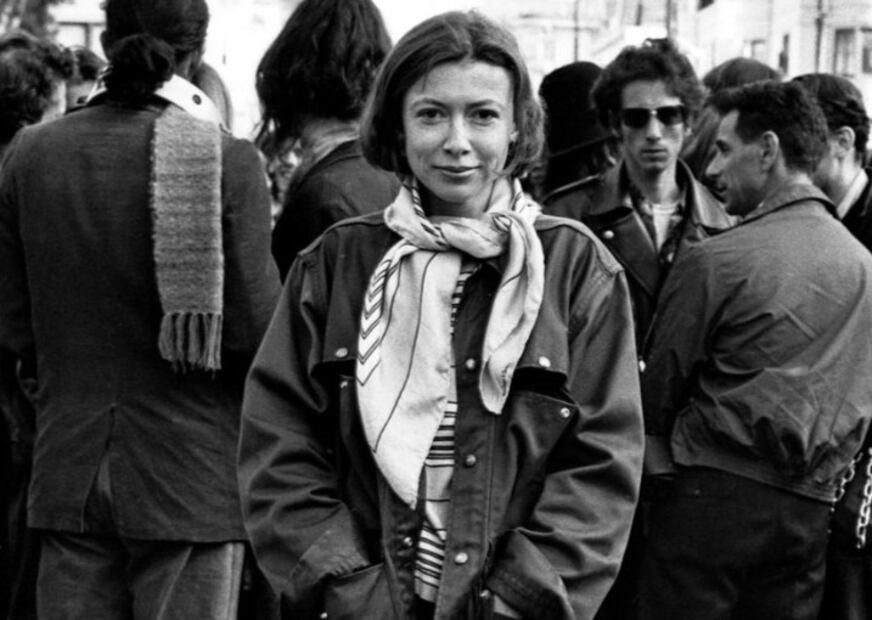 Joan Didion, escritora y periodista estadounidense, autora de ensayos y memorias influyentes; ganadora del National Book Award por The Year of Magical Thinking. Crédito:  Library of America