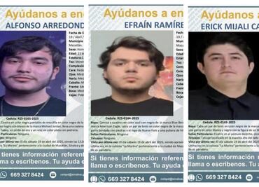 Hallan sin vida a uno de los tres jóvenes desaparecidos en Mazatlán; los otros dos fueron localizados sanos y salvos