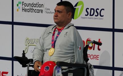 Arnulfo Castorena conquista medalla de oro en Mundial de Natación de Singapur 2025