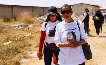 FOTOS: Rancho Izaguirre destapa su oscuridad; madres buscadoras y autoridades recorren campo de exterminio 