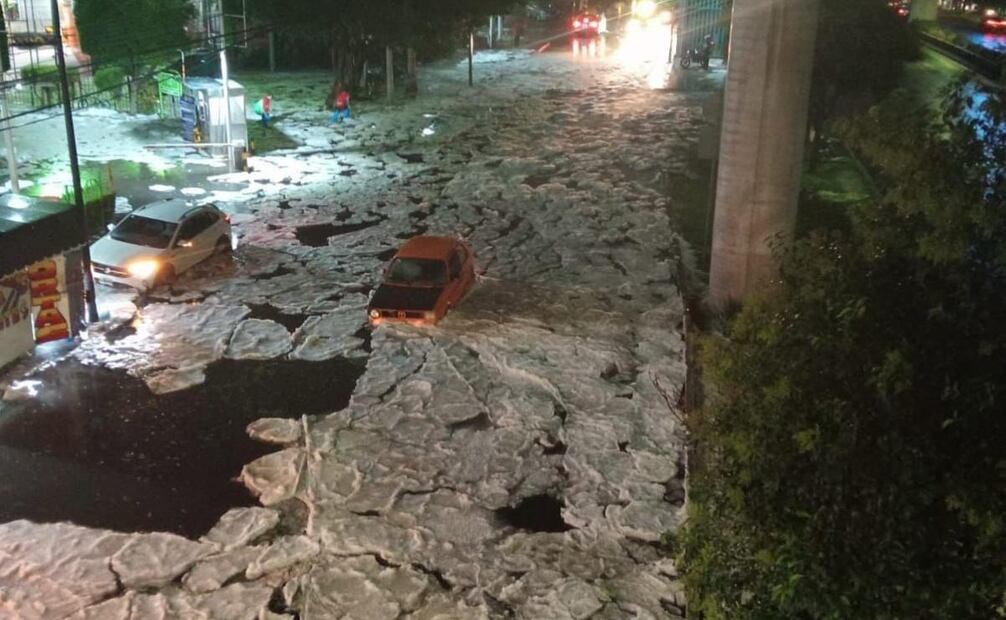 Intensas lluvias dejan afectaciones en 3 alcaldías en CDMX (21/07/2025). Foto: Especial