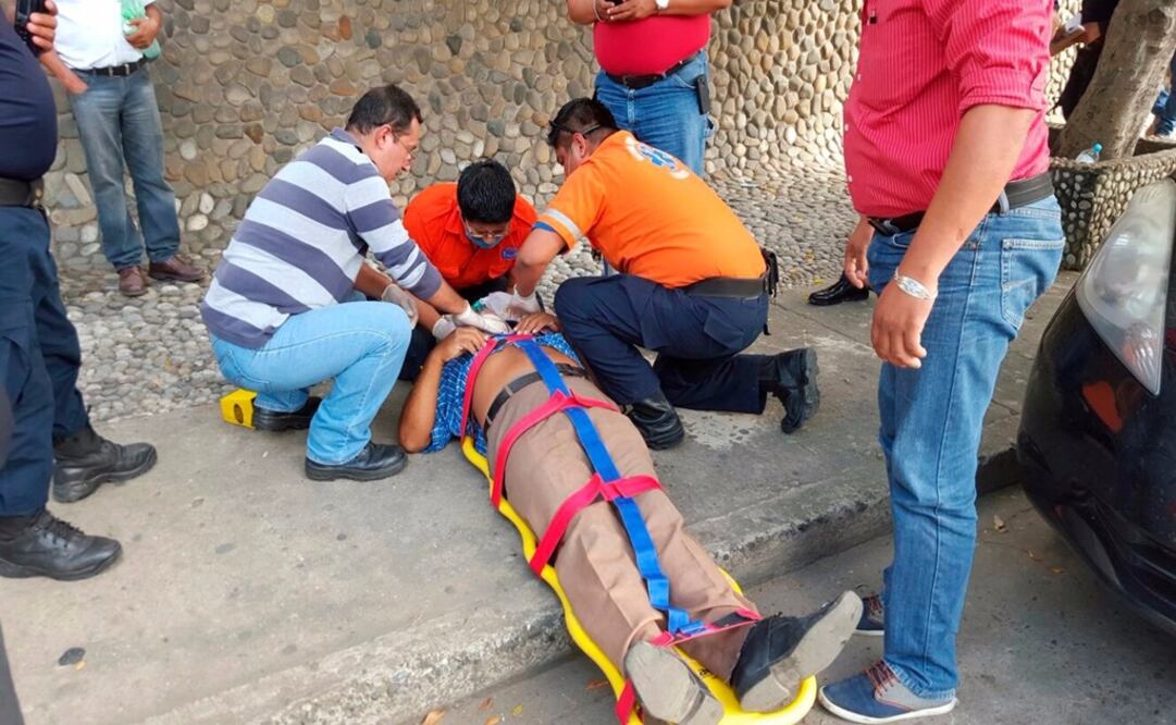 Hoy un cuentahabiente resultó gravemente herido en un banco de esa entidad. Foto: Luma López/ EL UNIVERSAL 