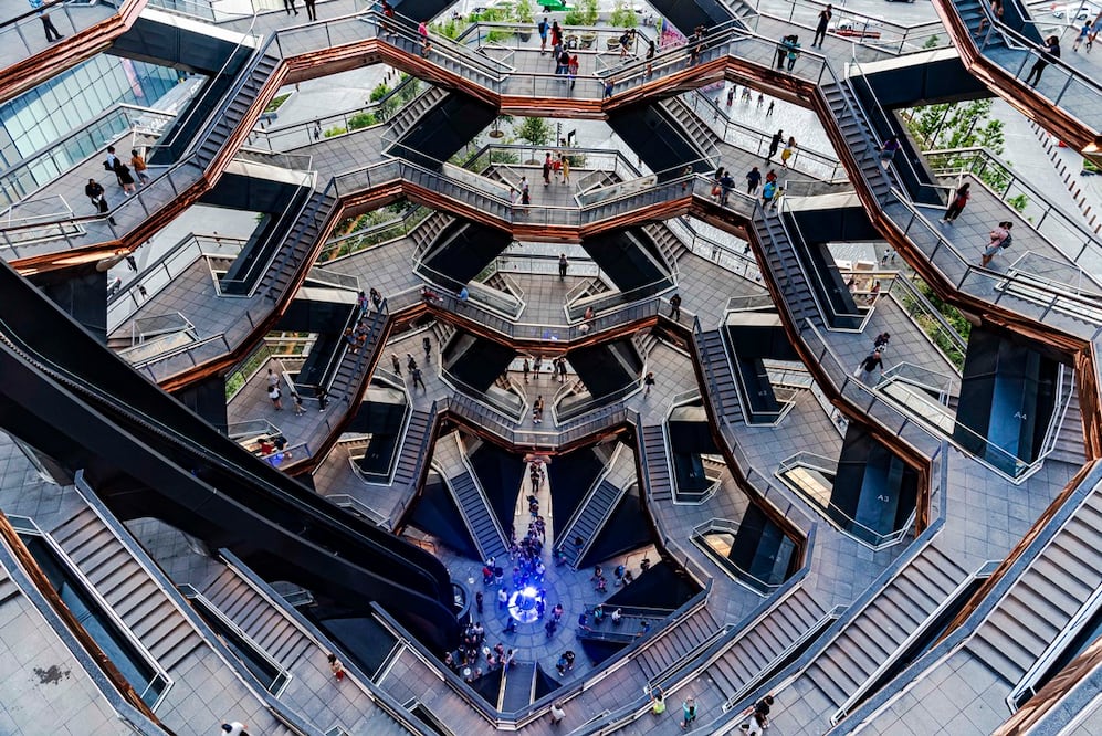 Vessel, en el corazón de Hudson Yards, en Nueva York. Foto: Ángel Romero Ramírez