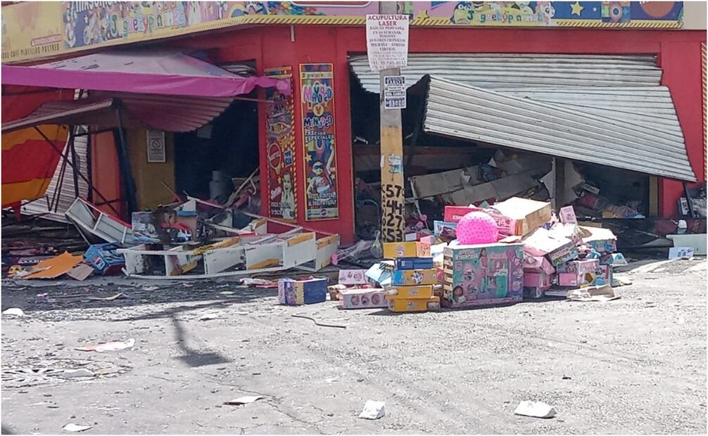 Explosión en Iztapalapa. Foto: Especial