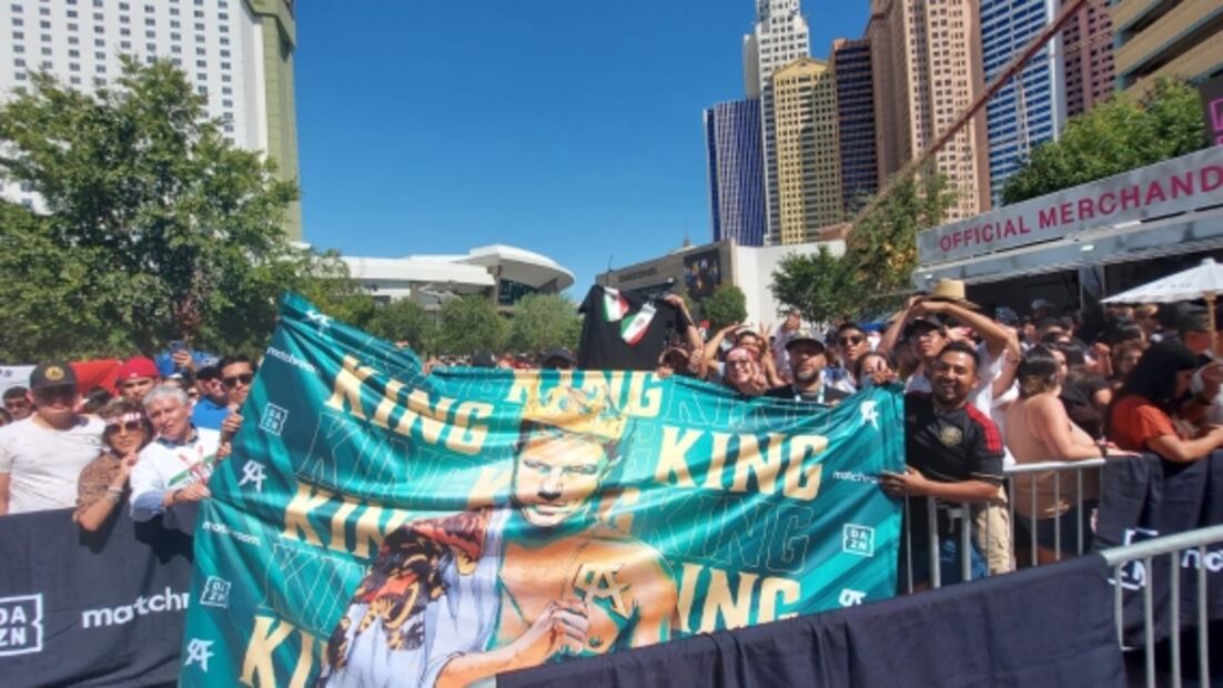 Así se vivió el pesaje 'A la mexicana' entre Canelo Álvarez y Gennady Golovkin